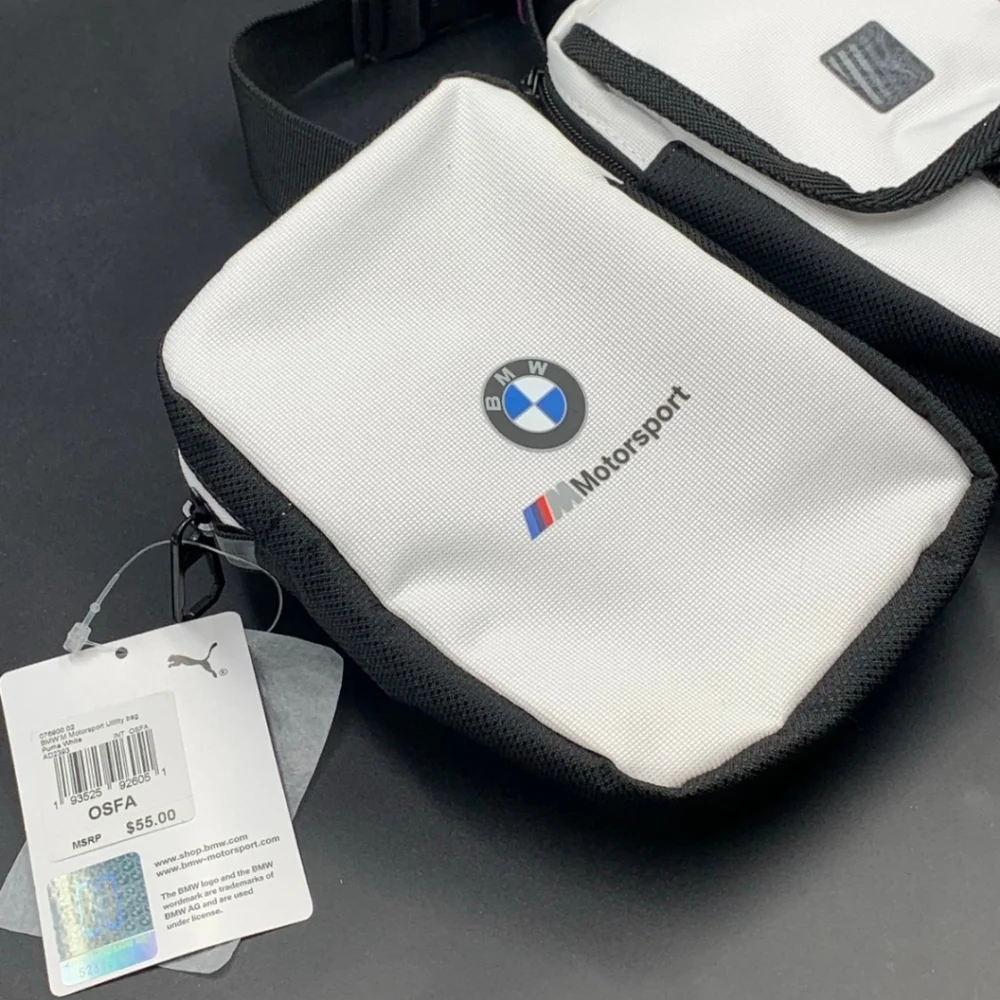 NWT Men's Puma x BMW Motorsport Double Portable Waist Bag - Picture 4 of 16